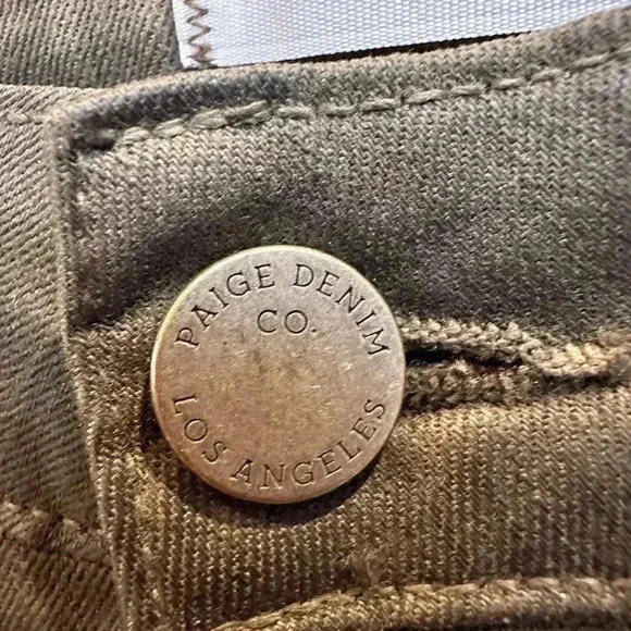 Paige Denim Edgemont Ultra Skinny Jeans in Pine Green Women’s Size 25 NWT - Picture 9 of 15